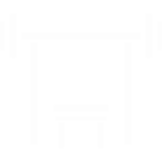 A bench and two barbells are shown on the ground.